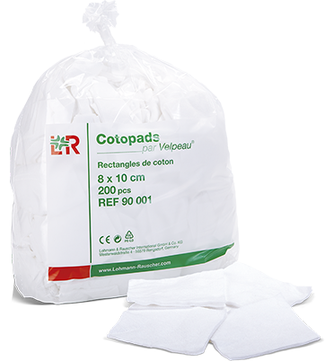 Cotopads sachet de 180 carrés de coton bio